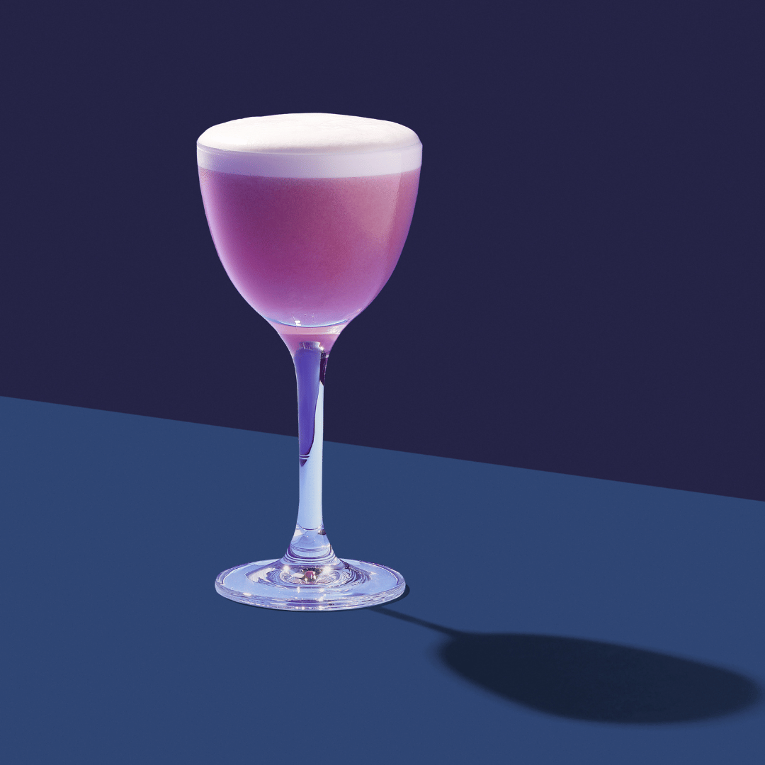 blueberry gin sour