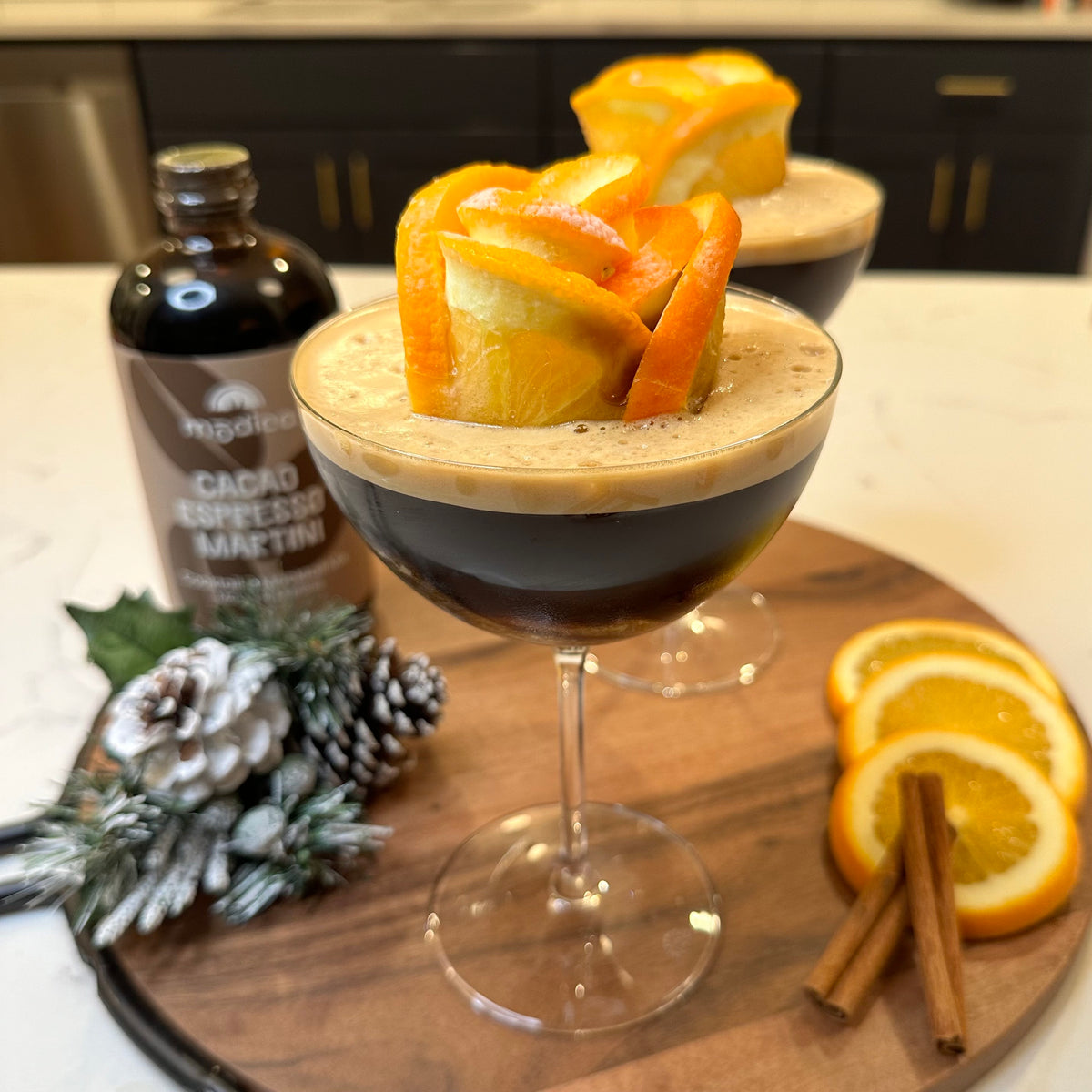 orange spice espresso martini