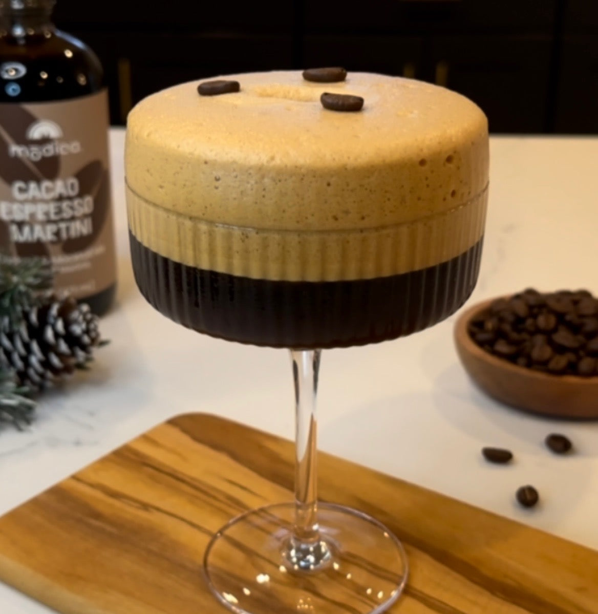 soufflé espresso martini