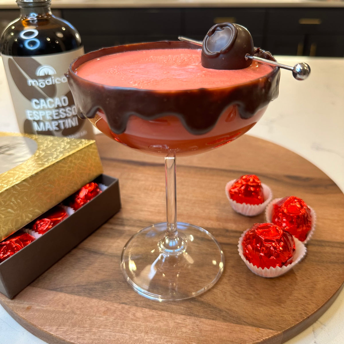 chocolate covered cherry espresso martini