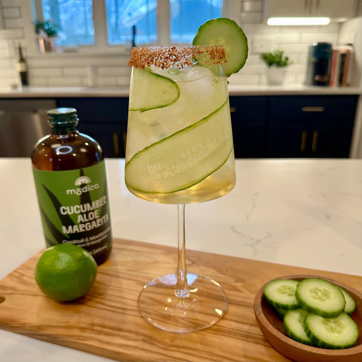 cucumber margarita spritz
