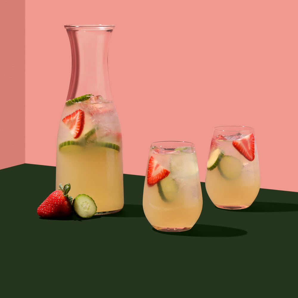strawberry cucumber sangria