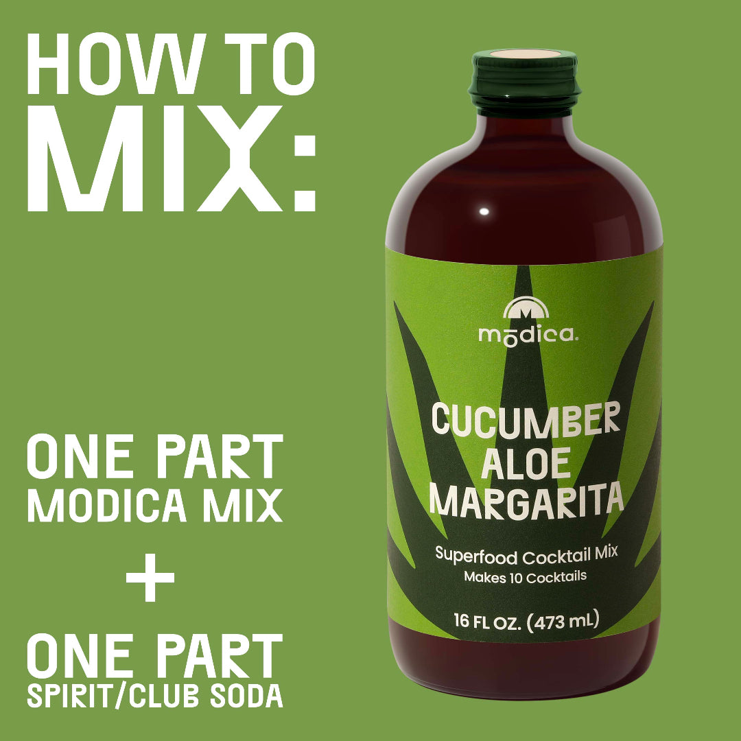healthy cucumber aloe margarita mixer mocktail cocktail infusion