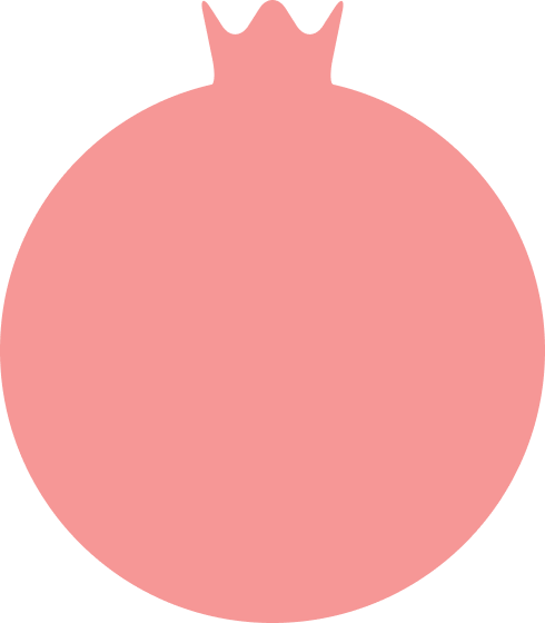 modica pomegranate superfood illustration