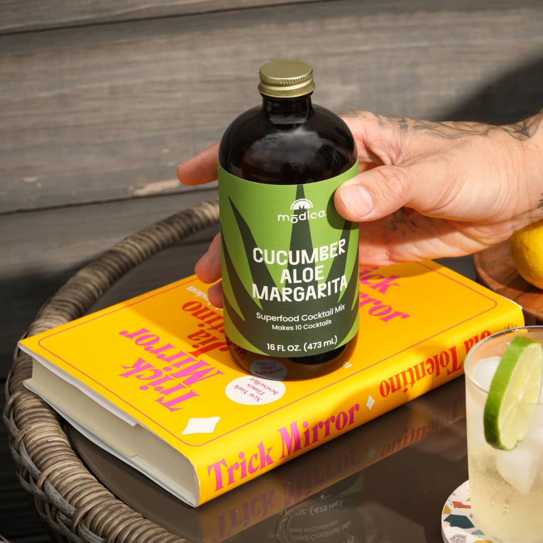 healthy cucumber aloe margarita mixer mocktail cocktail infusion